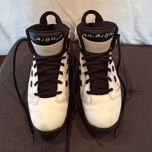 Nike Air Jordan 6-17-23 Black & White with Music Note Tongue - Size 9